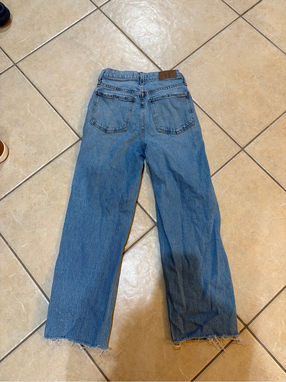 Madewell Perfect Vintage Wide Leg Crop Jean Waist 25 - Picture 3 of 6